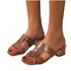 thumbnail image 4 of Amzcrzy Zapatos de mujer,Zapatos de mujer,Zapatillas de mujer, Sandalias informales con punta abierta y estampado de serpiente para mujer, zapatos de tacón grueso de verano Sandalias Mujer Zapatillas, 4 of 6