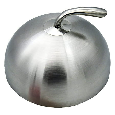 

1Pcs 24cm Stainless Steel Steak Cover Teppanyaki Dome Dish Lid Home Round Oil Proof Meal Food Cover Kitchen Cooking