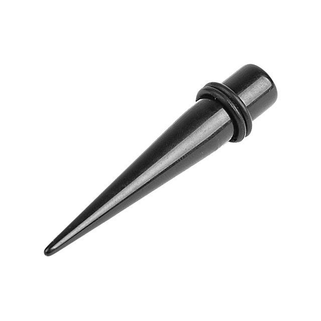 Acrilico Dilatador De Oreja Plug 0G - Negro 0G Ear Stretcher Yinane Pendientes y Studs Men \ 's