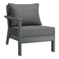 thumbnail image 4 of WestinTrends Avalon Outdoor Patio HDPE Loveseat Sofa with Patio Cushions, Gray/Gray, 4 of 5