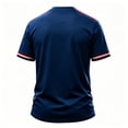 thumbnail image 4 of Mens USA Soccer Jersey Crew Neck Football Graphic Tees Breathable Fan Wear Summer Shirts Navy S, 4 of 4