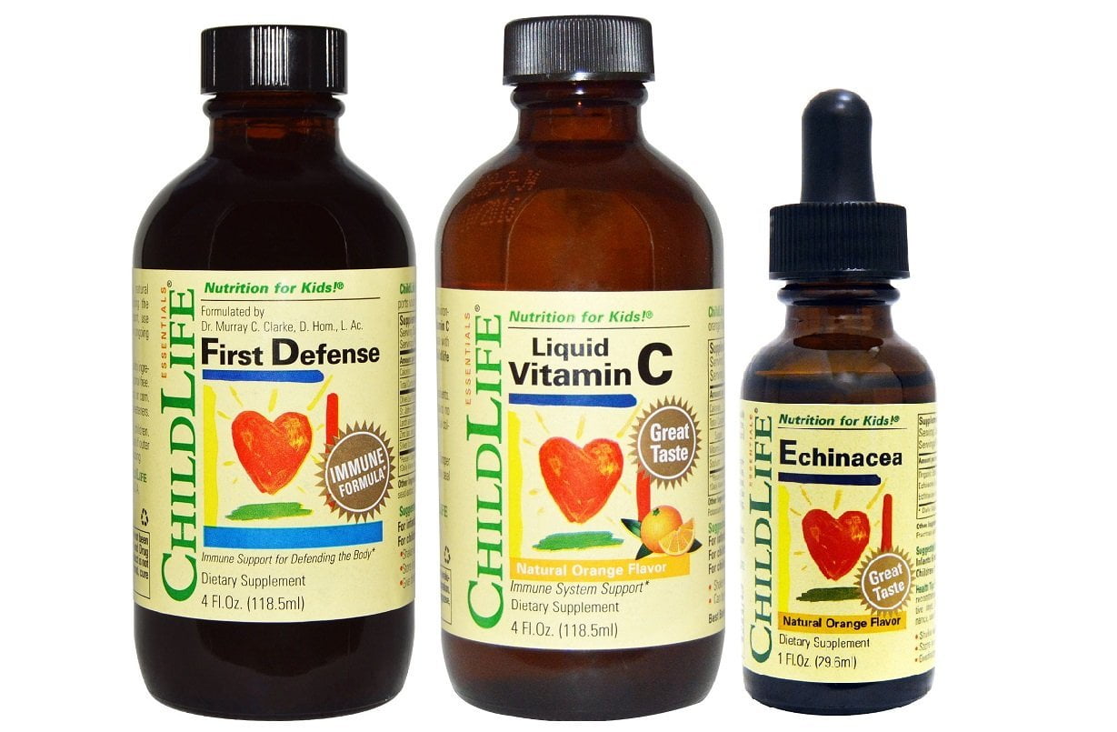 Childlife 3 Pack Immune Support First Defense, Vitamin C, Echinacea