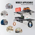 thumbnail image 6 of VEVOR Garage Storage Shelving, 2 Pack, 4 x 2 ft Heavy Duty Garage Shelves Wall Mounted, 502 lbs Load Capacity(Total) Garage Storage Rack Floating Shelves, Suitable for Shop, Shed, Garage Storage, 6 of 9