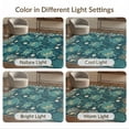thumbnail image 7 of ODIKA 8'x10' Washable Area Rug Nautical Marine Coral Reef Border Round Jellyfish Door Turtle Ocean Playful for King Size Bedroom Under Bed, Master Suite, Non-Shedding, Easy Care, 7 of 7