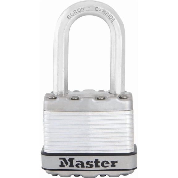 Master Lock Magnum Laminated Steel Padlock M1XDLF - 1.5 in Shackle - 4 Pack, 1-3/4 in