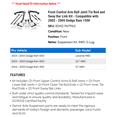 thumbnail image 2 of Front Control Arm Ball Joint Tie Rod and Sway Bar Link Kit - Compatible with 2002 - 2005 Dodge Ram 1500 2003 2004, 2 of 2