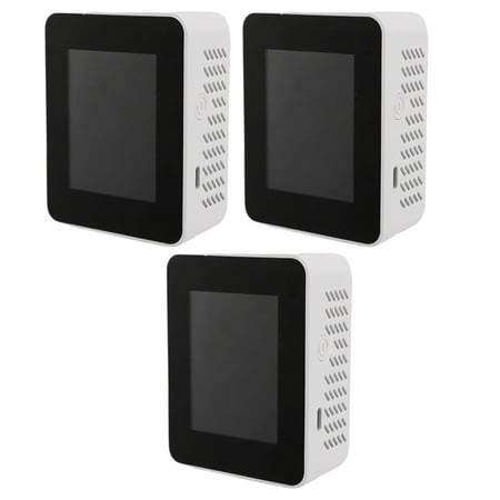 

3X Air Monitor CO2 Carbon Dioxide Detector Air Quality Temperature Humidity Monitor for CO2 White