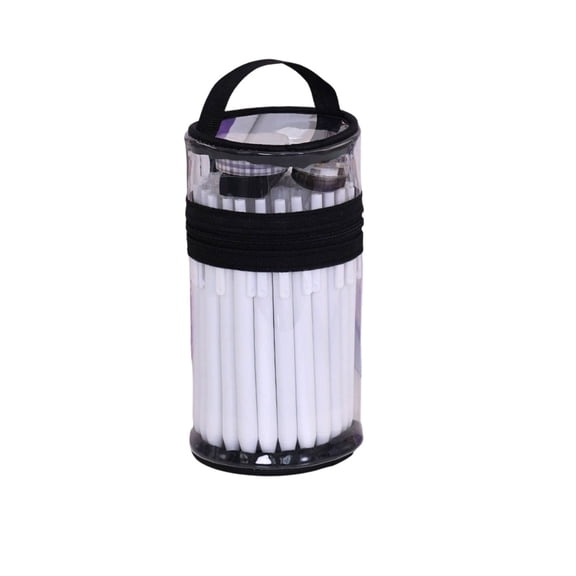 Solivara Large Capacity Cylindrical Pencil Case For Student Exam Stationery Storage(D,6.89*3.54 in)