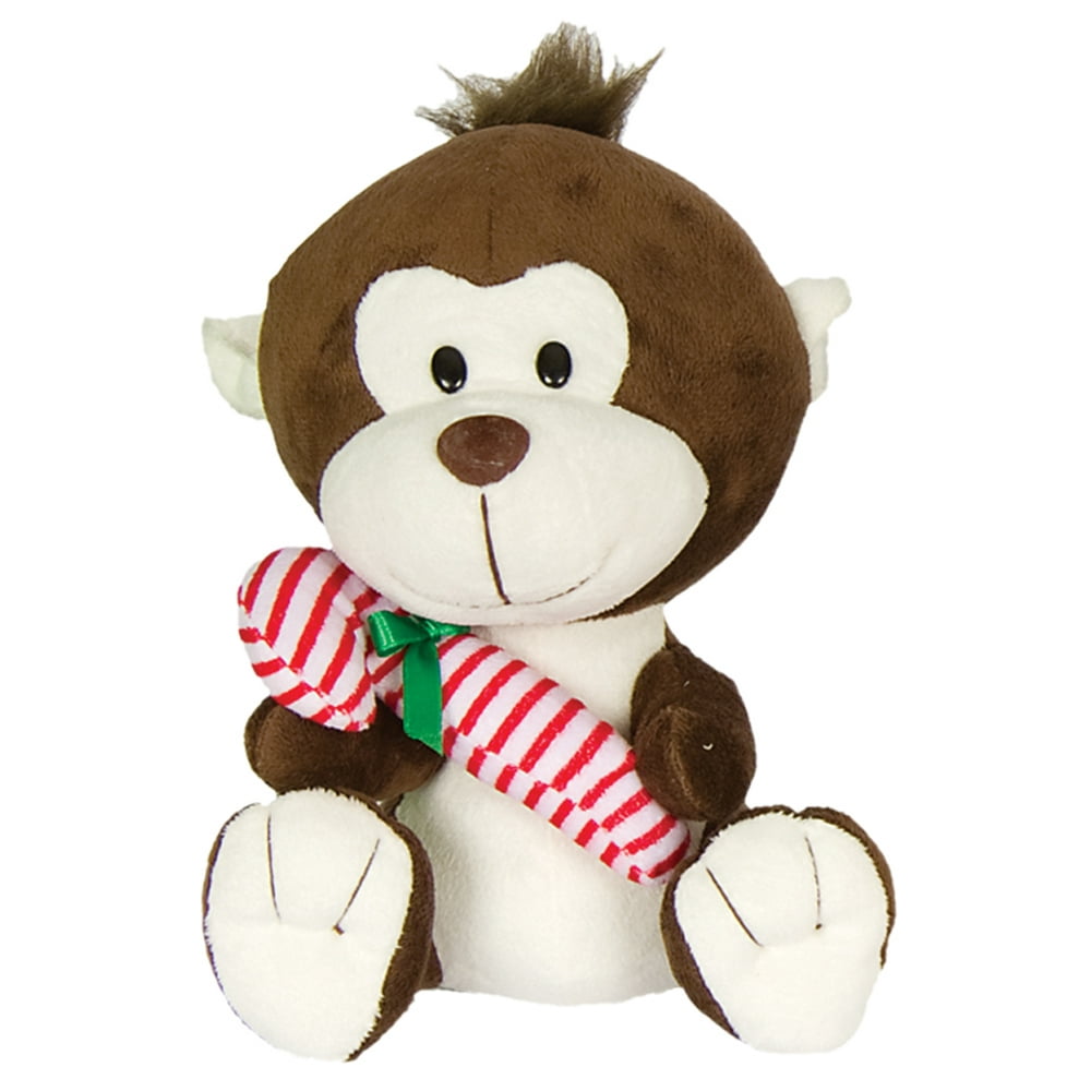 Kelly Toy Cute Christmas Candy Cane Monkey 10