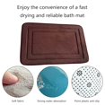 thumbnail image 4 of Carpet Quick-drying Coral Velvet Door Mat Slip-free Water Absorbent Foam Bath Mat, 4 of 5