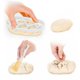 thumbnail image 3 of Juego de moldes para prensar masa, molde para hornear rollos de pan, cortadores de pastelería de plástico, 2 uds., 3 of 6
