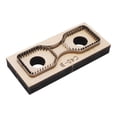 thumbnail image 4 of Troquelador de cuero, base de madera duradera de acero rico en carbono, tira de troquel de corte de cuero fácil de usar para álbum de recortes DIY, 4 of 5