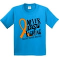 thumbnail image 3 of Inktastic Never Stop Fighting Multiple Sclerosis Awareness Youth T-Shirt, 3 of 5