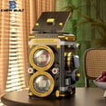 thumbnail image 2 of Retro Camera Building Blocks with Theatre Scene Toys LED Light Stage, Nostalgic Camera, Home Office Decor, Perfect Gift for Kid, 2 of 9