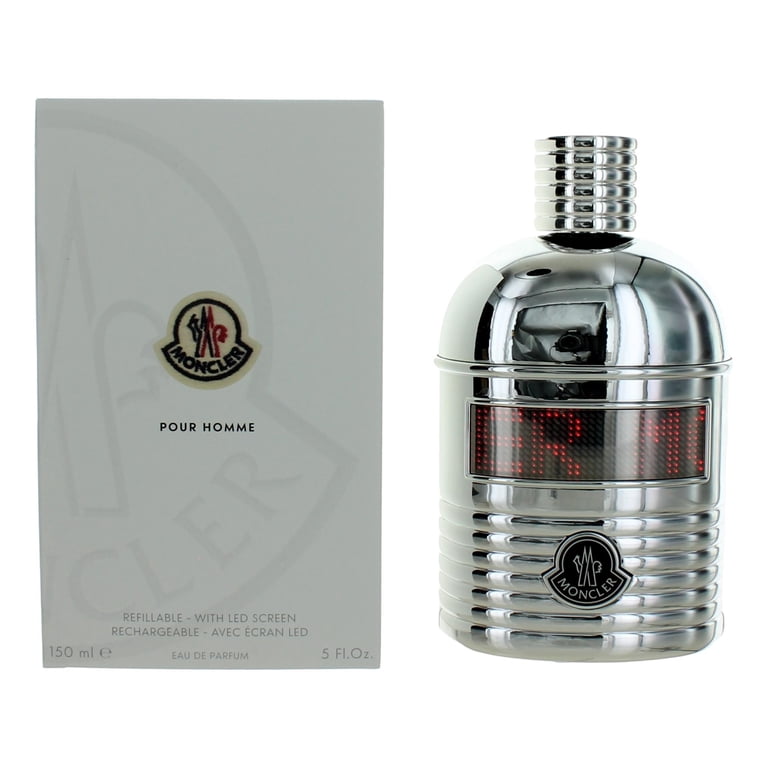 モンクレール⭐️プールオム （LEDスクリーン付） EDP SP 150ml Moncler Pour Homme Eau De Parfum Spray, Woody Aromatic Fragrance