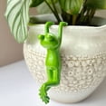 thumbnail image 3 of Yucurem Funny Frog Figurines, Resin Hanging Sculpture Outdoor Statue Plant Pot Decorations for Home Garden Fence Balcony Patio Lawn Yard Ornaments (Front), 3 of 8