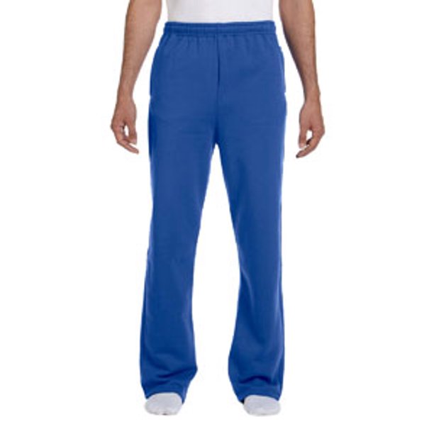 open bottom fleece sweatpants