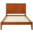 thumbnail image 1 of Pemberly Row Shaker Style Solid Wood Queen Panel Platform Bed in Cherry, 1 of 5