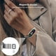 thumbnail image 5 of Juego de 2 correas magnéticas metálicas para Mi Band 7, 6, 5, 4 y 3, correas de reloj inteligentes ajustables de acero inoxidable para mujer, hombre, deporte y trabajo, 5 of 7