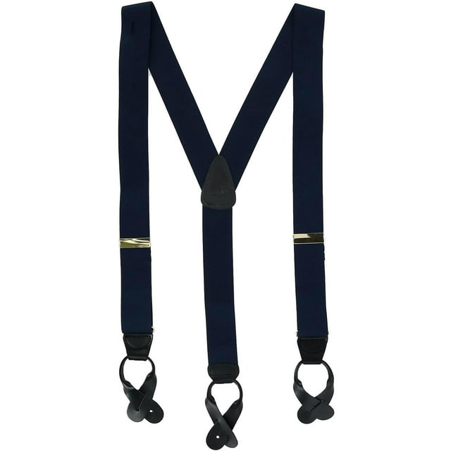 CTM® Bretelles Élastiques à Boutons (Hommes Grands et Forts)