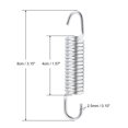 thumbnail image 4 of 2pcs Motorcycle Moterbike Silver Tone Main Stands Bracket Kickstand Return Spring for JH70, 4 of 4