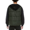 thumbnail image 2 of Hawke & Co mens . Puffer Vest Hoodie, m, Green, 2 of 3