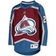 thumbnail image 2 of Youth Nathan MacKinnon Burgundy Colorado Avalanche Home Replica Player Jersey, 2 of 3