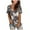 Gray, variant on VEKDONE 2025 Clearance Women Summer Cute Gradient Print T-Shirt V Neck Short Sleeves Top Loose Casual Tunics Tees
