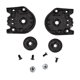 thumbnail image 1 of 1 Pair Helmet Visors Base Plate Lens Holder for AXXIS DARKENS, 1 of 5