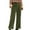 Green-a, variant on Corduroy Work Pants Women High Waisted Straight Leg Long Trousers Fall Fashion Business Casual Dress Pants with Pockets