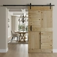thumbnail image 3 of Coast Sequoia Inc Coast Sequoia 42in x 84in S Series Pine Wood Sliding Barn Door Without Hardware Unfinished, 3 of 6