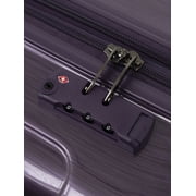 Protege Briarleigh 24 in Check-In Rolling Hardside Upright Luggage, Purple