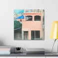 thumbnail image 3 of Minimalist Cityscape Scene - Canvas, 3 of 10