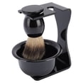 thumbnail image 1 of Juego De Brochas De Afeitar Para Hombre, Kit Portátil Para El Cuidado De La Barba, Brocha De Afeitar, Cuenco De Espuma Y Soporte Para Viajes, 1 of 7