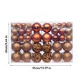 thumbnail image 4 of Xihbxyly Adornos Navideños, Bolas de Plástico Irrompibles, Adornos Multicolores, Adornos Ligeros para Árboles, para Fiestas, Diseño de Espacios Exclusivos, Juego de 100 Piezas, 4 of 6