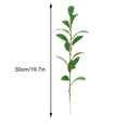 thumbnail image 2 of Planta Artificial Hoja Rama Simulación Vegetación Hogar Oficina Tela Planta falsa, Verde 10 Piezas Advancent HA8513-01B, 2 of 6