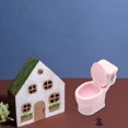 thumbnail image 1 of Juguete de ño en miniatura, muebles para casa de muñecas, decoración de paisaje, accesorios elegantes para muñecas, modelo de ño para regalos de Rosa, 1 of 10