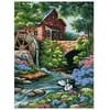 Dimensions 2484 Old Mill Cottage Needlepoint Kit-12''X16'' Stitched In Thread