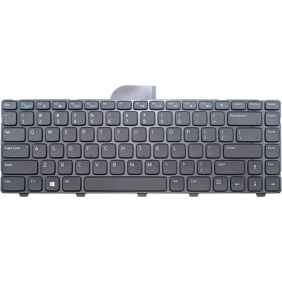 New US Layout Black Color Laptop Keyboard Replacement for Dell Inspiron M431R Latitude 3440