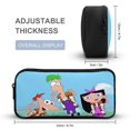 thumbnail image 2 of Phineas And Ferb Big Capacity Pencil Case, Large Storage Pencil Pouch Pen Case Bag with Zipper, Pencil Case for Office Supplies, 2 of 8