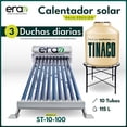 thumbnail image 2 of calentador de agua solar 10 tubos 115 l para 3 servicios de baja presión, 2 of 6