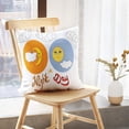 thumbnail image 5 of LALILO Throw Pillow Covers White Circle Month With Stars And Sun Cushion Cover 18" x 18", 2 Pack, 5 of 6