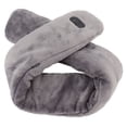thumbnail image 4 of Heated Neck Wrap, Skin Friendly USB Powered Heating Scarf Vibration Massage Pure Color Muscle Relaxation Soft Washable Warm  For Home Dark Gray, 4 of 8