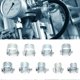 thumbnail image 3 of 135 zinc plated mini fuel pipe clamps, 8-18 mm, 3 of 3