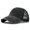 Black, variant on Ponytail Messy Buns Trucker Plain BaseVisor Cap Unisex Hat