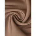 thumbnail image 5 of INSPIRE CHIC Button Up Leotard Shirt for Women's Satin Long Sleeve Notched Lapel Business Work Bodysuit XS Light Brown, 5 of 6