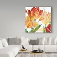 thumbnail image 3 of Trademark Fine Art 'Tulip Red Orange' Canvas Art by Jean Plout, 3 of 3