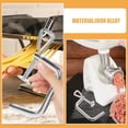 thumbnail image 3 of OULII 3Pcs Iron Alloy Pasta Machine Holder Clamp Prevents Sliding for Dough Roller Machine Enthusiasts, 3 of 8