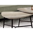 thumbnail image 3 of Multi-functional 2-piece Table Set with Warm Taupe Finish for Living Room Office and Family Room, 3 of 3