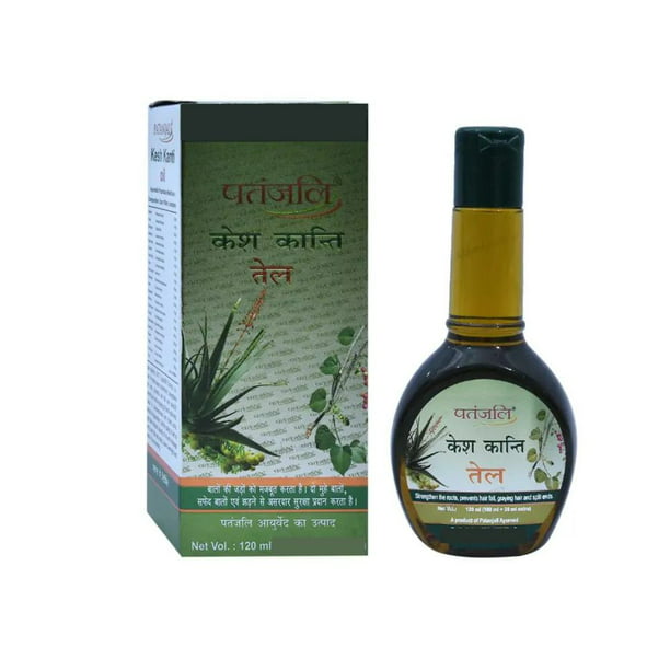 Patanjali Kesh Kanti Hair Oil 120ml (Pack of 4) 